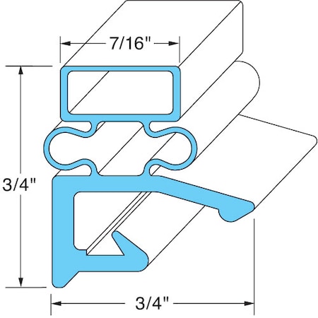 Door Gasket 24 1/2 X 25 1/2